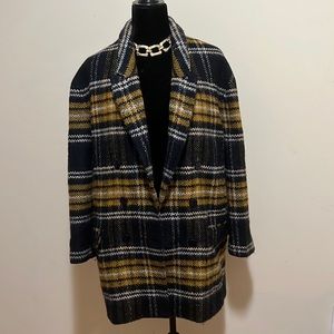 Zara Plaid Coat